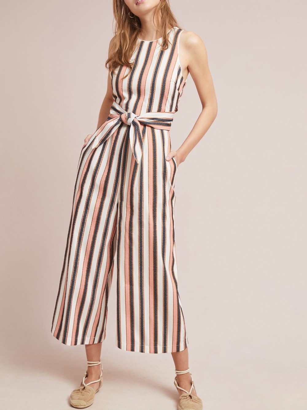 Adelyn Rae Anthropologie Gidget wide leg jumpsuit